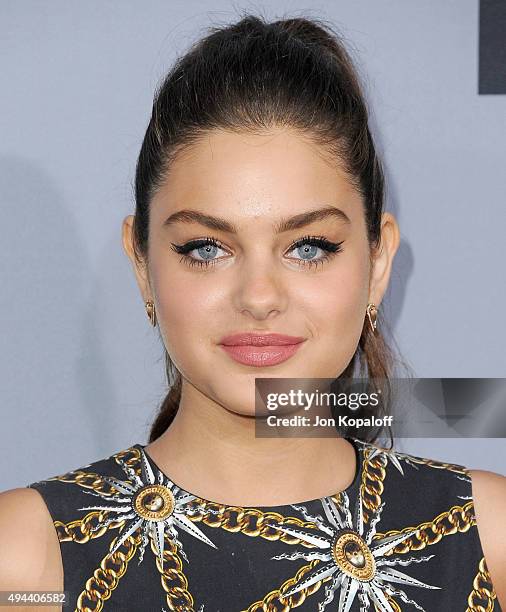 Actress Odeya Rush arrives at the InStyle Awards at Getty Center on October 26, 2015 in Los Angeles, California.