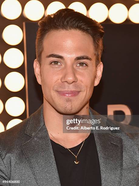 Olympic medalist Apolo Ohno attends National Geographic Channel's "Breakthrough" world premiere event at The Pacific Design Center on October 26,...