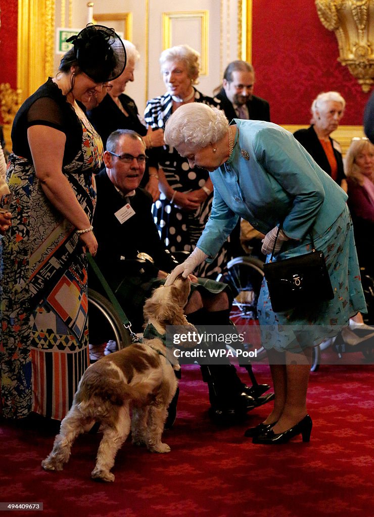 Queen Elizabeth Attends The Leonard Cheshire Disability Reception