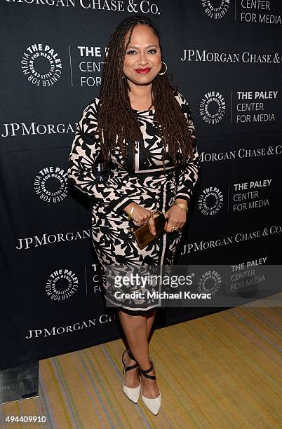 Director Ava DuVernay attends the Paley Center For Media's Hollywood Tribute To African-American Achievements in Television, Presented by JPMorgan &...