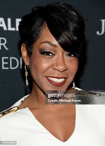 Actress Tichina Arnold attends the Paley Center For Media's Hollywood Tribute To African-American Achievements in Television, Presented by JPMorgan &...