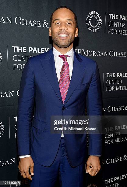 Executive Producer Maverick Carter attends The Paley Center For Media's Hollywood Tribute To African-American Achievements on October 26, 2015 in Los...