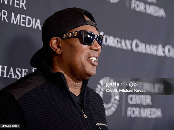 Musician Master P attends the Paley Center For Media's Hollywood Tribute To African-American Achievements in Television, Presented by JPMorgan & Co....