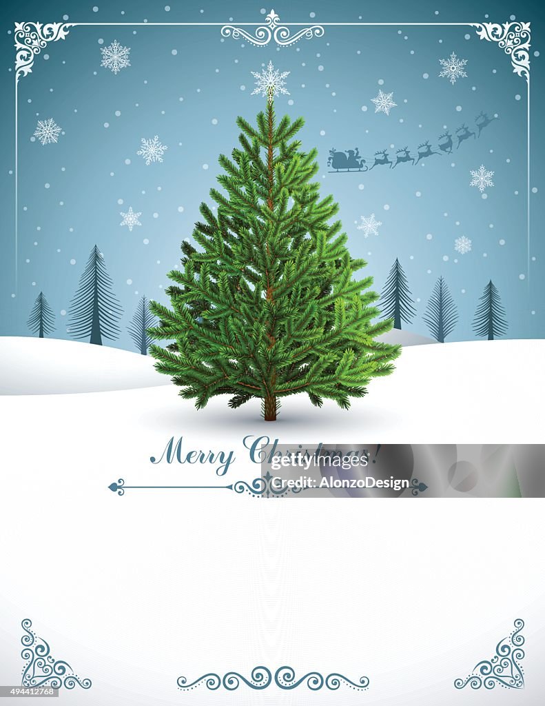 Christmas Tree Card