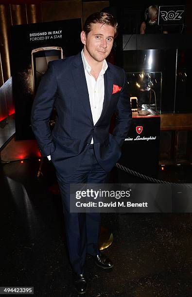 Allen Leech attends the launch of the Tonino Lamborghini Antares Smartphone at No. 41 Mayfair on May 29, 2014 in London, England.