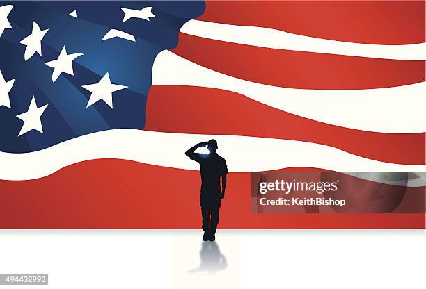 armed forces salute-militärische soldat hintergrund - militäruniform stock-grafiken, -clipart, -cartoons und -symbole