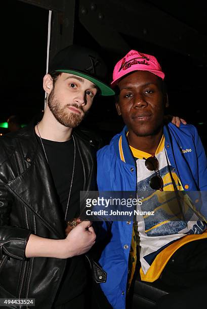 Recording artists Marco Foster and Skizzy Mars attend the Ty Dolla $ign "Free TC" Debut Album Release concert at Highline Ballroom on October 26,...