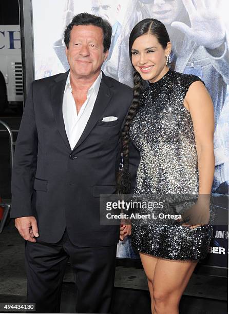 Actor Joaquim de Almeida and actress Carla Ortiz arrive for the Premiere Of Warner Bros. Pictures' "Our Brand Is Crisis" held at TCL Chinese Theatre...