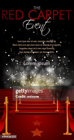 Red Carpet Background with Copy Space Red Carpet Background with Copy Space
