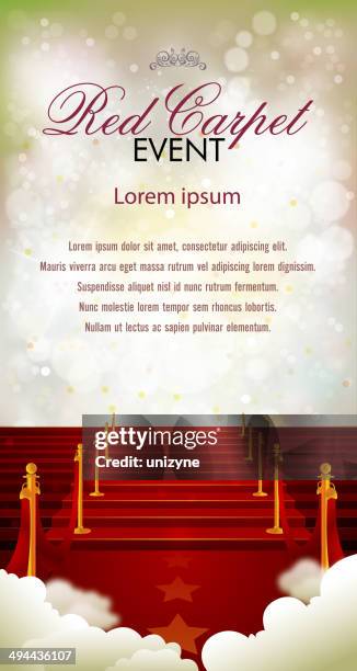 red carpet background with copy space - red carpet background stock illustrations