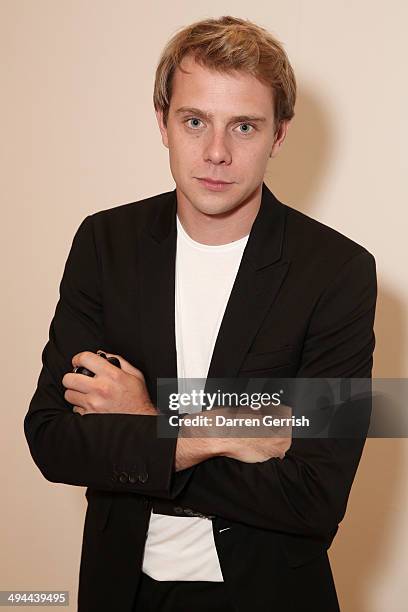 Designer JW Anderson attends a gala reception for the RCA Graduate Fashion show at Royal College of Art on May 29, 2014 in London, England.