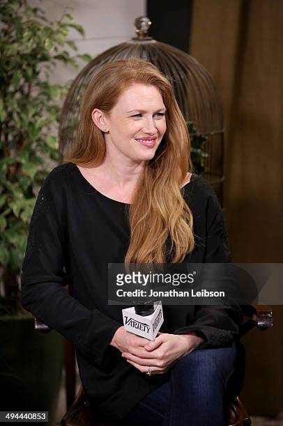 Actress Mireille Enos attends the Variety Studio powered by Samsung Galaxy at Palihouse on May 29, 2014 in West Hollywood, California