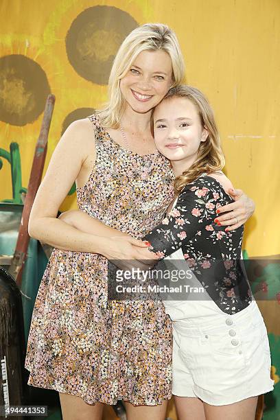 Amy Smart and Johnny Sequoyah attend The Environmental Media Association's 5th Annual LA School Garden Program Luncheon held at Westminster Avenue...
