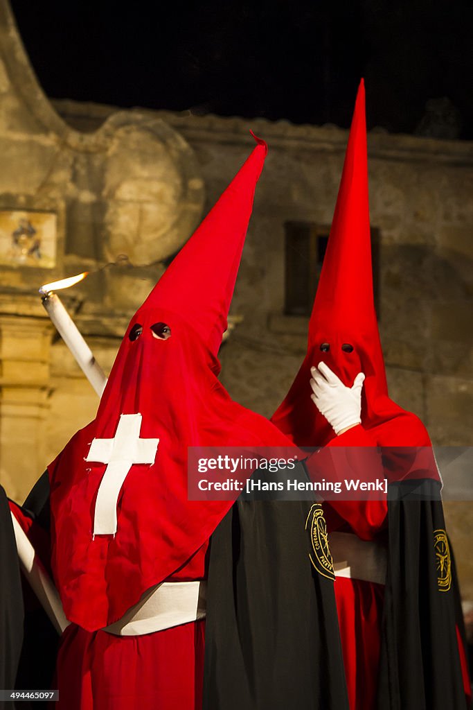 Easter Procession in Pollenca, Mallorca