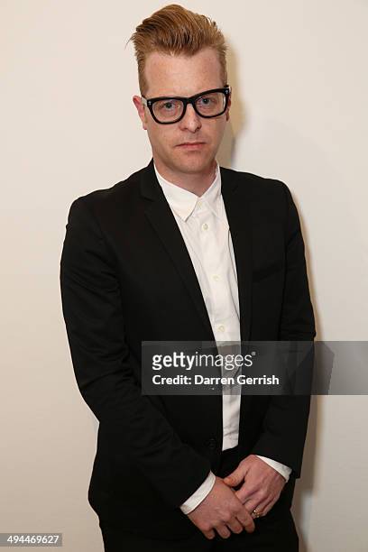 Sid Bryan attends a gala reception for the RCA Graduate Fashion show at Royal College of Art on May 29, 2014 in London, England.