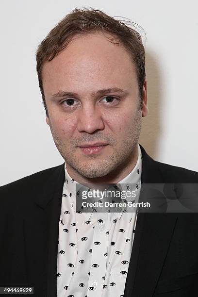 Nicholas Kirkwood attends a gala reception for the RCA Graduate Fashion show at Royal College of Art on May 29, 2014 in London, England.