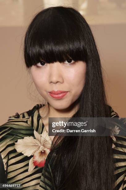 Susie Bubble attends a gala reception for the RCA Graduate Fashion show at Royal College of Art on May 29, 2014 in London, England.