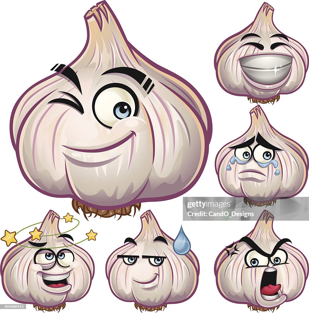 Knoblauch Comic ein