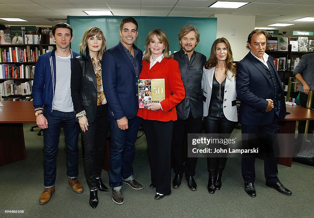 Cast Of "Days Of Our Lives" Visits Barnes & Noble, 5th Avenue
