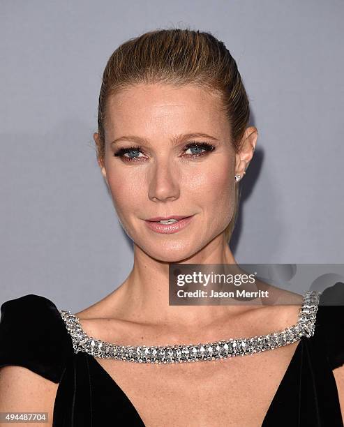 Actress Gwyneth Paltrow attends the InStyle Awards at Getty Center on October 26, 2015 in Los Angeles, California.