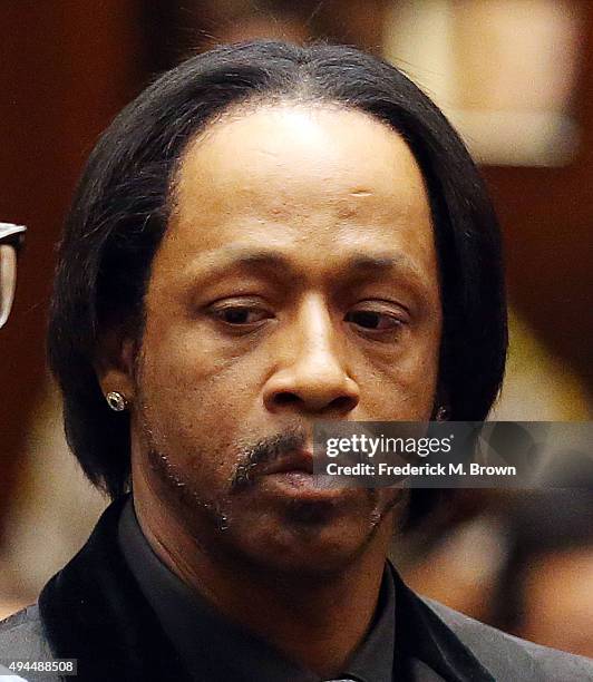 Katt Williams in Los Angeles Superior Court for his arraignment on October 27, 2015 in Los Angeles, California. Williams and Marion 'Suge' Knight are...