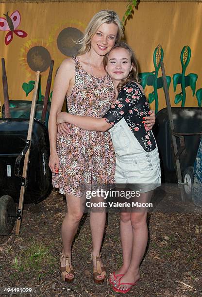 Actresses Amy Smart and Johnny Sequoyah attend The Environmental Media Association's 5th Annual LA School Garden Program Luncheon at Westminster...