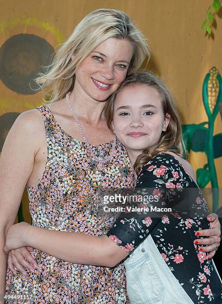 Actresses Amy Smart and Johnny Sequoyah attend The Environmental Media Association's 5th Annual LA School Garden Program Luncheon at Westminster...