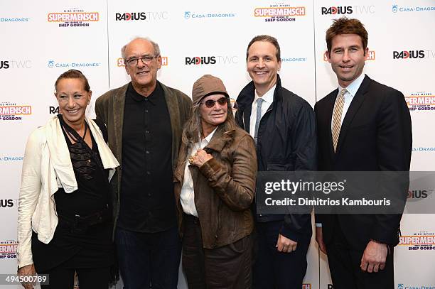 Donna Karan, Shep Gordon, guest, David McKillop and Jason Janego attend the ""Supermensch: The Legend Of Shep Gordon" screening at The Museum of...