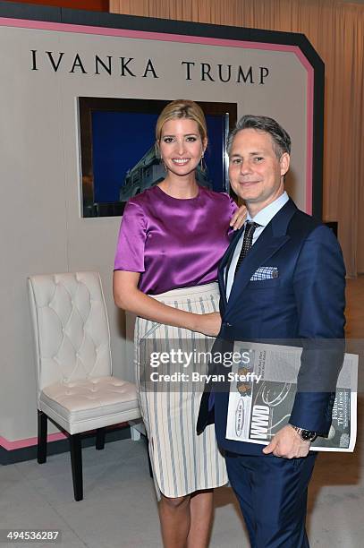 Ivanka Trump Fine Jewelry Founder Ivanka Trump and DuJour Founder Jason Binn attend the Couture Jewelry Show at the Wynn Las Vegas on May 29, 2014 in...