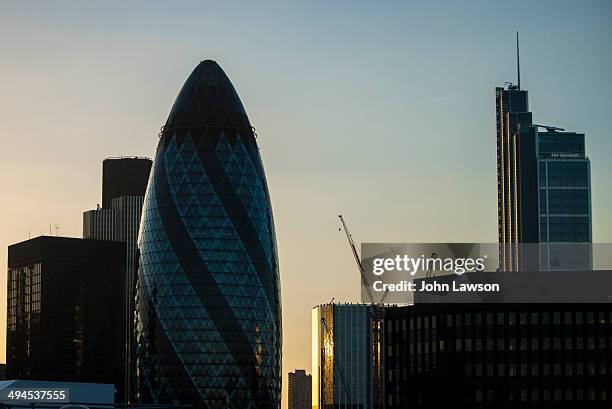 St Mary Axe is a skyscraper in London's main financial district, the City of London, completed in December 2003 and opened in April 2004. With 41...