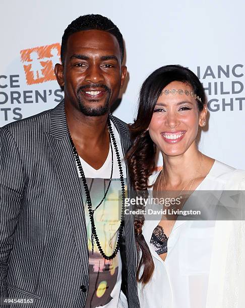 Actor Bill Bellamy and wife Kristen Bellamy attend the Alliance for Children's Rights 5th Annual Right to Laugh comedy benefit at Avalon on May 29,...