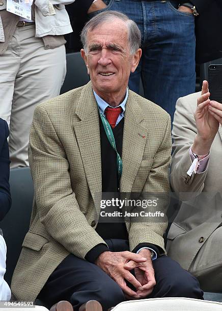 Francois Jauffret attends Day 5 of the French Open 2014 held at Roland-Garros stadium on May 29, 2014 in Paris, France.