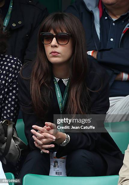 Nolwenn Leroy attends Day 5 of the French Open 2014 held at Roland-Garros stadium on May 29, 2014 in Paris, France.