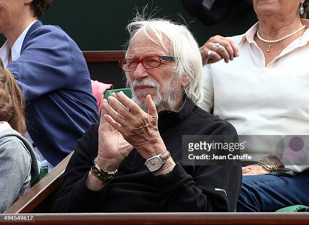 Pierre Richard attends Day 5 of the French Open 2014 held at Roland-Garros stadium on May 29, 2014 in Paris, France.