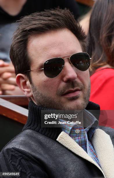 Christophe Michalak attends Day 5 of the French Open 2014 held at Roland-Garros stadium on May 29, 2014 in Paris, France.