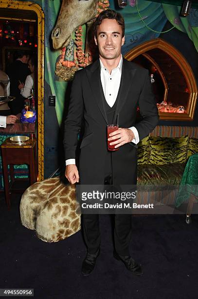 Thom Evans at Loulou's in Mayfair, following of the exclusive screening of Spectre, hosted by Belvedere Vodka and Aston Martin on October 27, 2015 in...