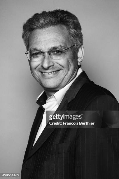 Co-founder of Metropolitan FilmExport, Victor Hadida is photographed for Self Assignment on May 13, 2014 in Cannes, France.