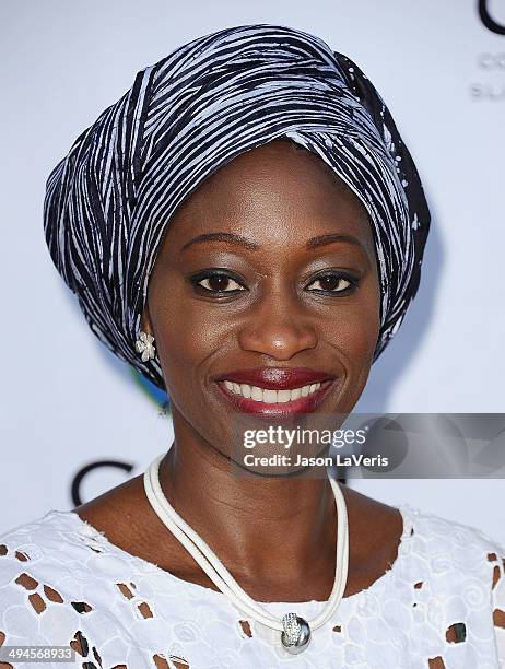 Activist Hafsat Abiola attends the 16th From Slavery to Freedom gala at Skirball Cultural Center on May 29, 2014 in Los Angeles, California.