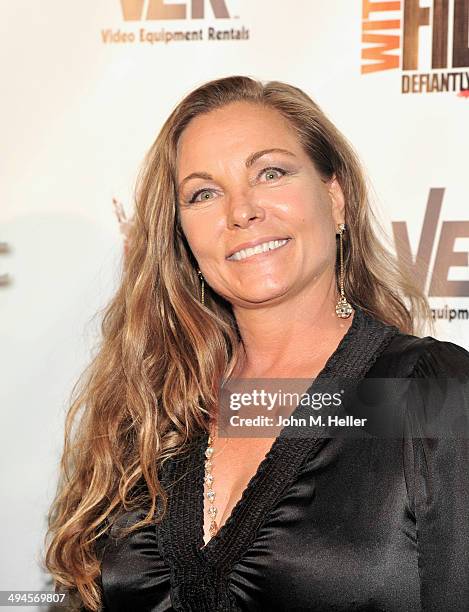 Actress Theresa Russell attends the 17th annual Dances With Films opening night green carpet at the TCL Chinese 6 Theatres on May 29, 2014 in...