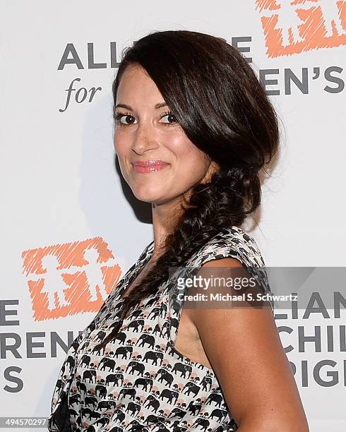 Actress Angelique Cabral attends the Alliance for Children's Rights 5th Annual Right to Laugh comedy benefit at Avalon on May 29, 2014 in Hollywood,...