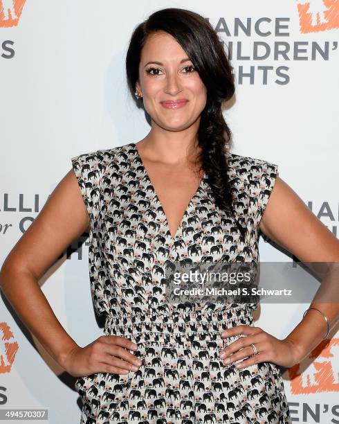 Actress Angelique Cabral attends the Alliance for Children's Rights 5th Annual Right to Laugh comedy benefit at Avalon on May 29, 2014 in Hollywood,...