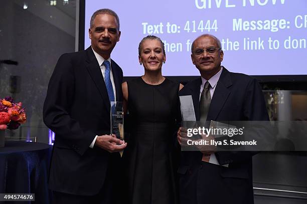 Honorees Former Attorney General Honorable Eric H. Holder, Jr., Obstetrics and Gynecology Surgeon Dr. Sharon Malone, and Senior Advocate of the...