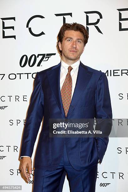 Alessandro Roja attends a red carpet for 'Spectre' on October 27, 2015 in Rome, Italy.