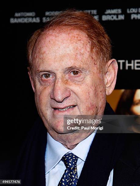 Producer Mike Medavoy attends the Washington DC premiere of the film "The 33" at The Newseum on October 27, 2015 in Washington, DC.