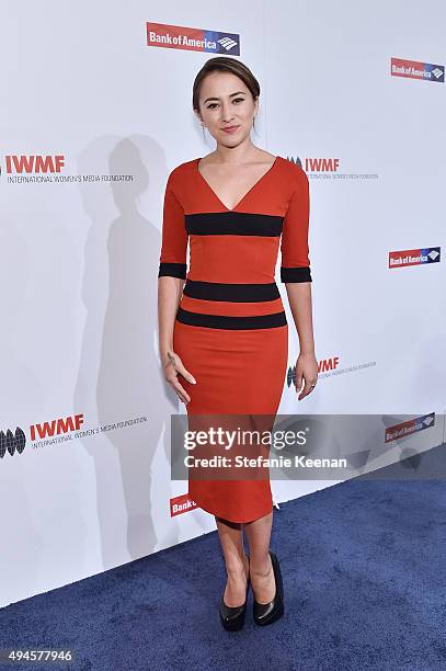 Zelda Williams attends 2015 International Women's Media Foundation Courage Awards Los Angeles at Regent Beverly Wilshire Hotel on October 27, 2015 in...