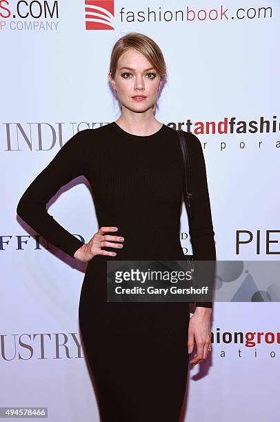 Lindsay Ellingson attends the Pier 59 Studios 20th Anniversary Party at Pier 59 Studios on October 27, 2015 in New York, New York.