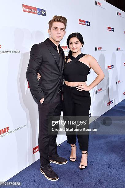Laurent Claude Gaudette and Ariel Winter attend 2015 International Women's Media Foundation Courage Awards Los Angeles at Regent Beverly Wilshire...
