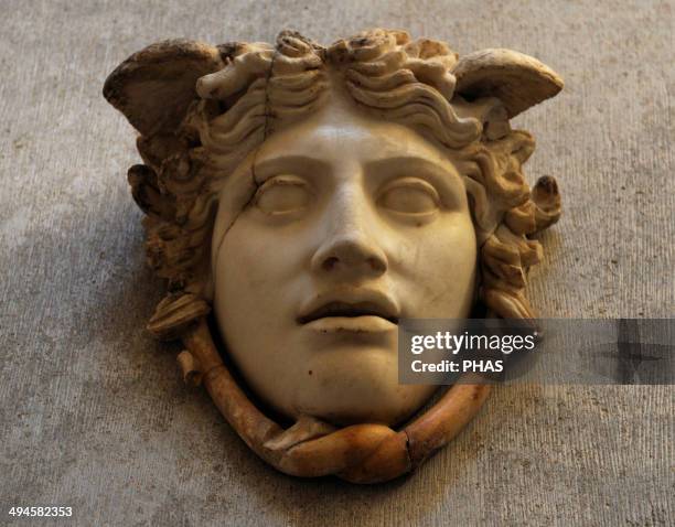 Medusa Rondanini. The Gorgon. The model for this Roman work was the Gorgon head on the shield of the cult statue in the Parthemon on the Acropolis in...