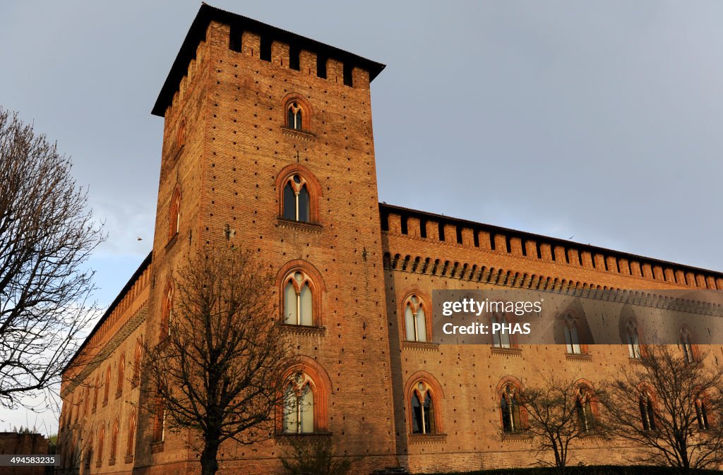 Italy. Pavia. The Castle of Visconti. 1360-1366. By Galeazzo II Visconti.