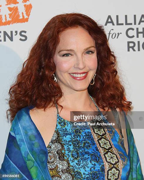 Actress Amy Yasbeck attends The Alliance For Children's Rights 5th Annual Right To Laugh comedy benefit at Avalon on May 29, 2014 in Hollywood,...
